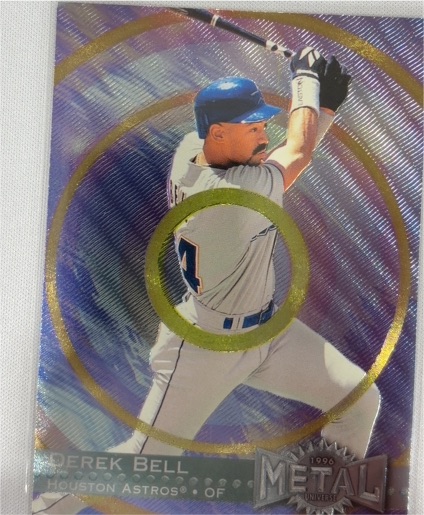 1996 Fleer Skybox Metal Universe #173 Derek Bell — front