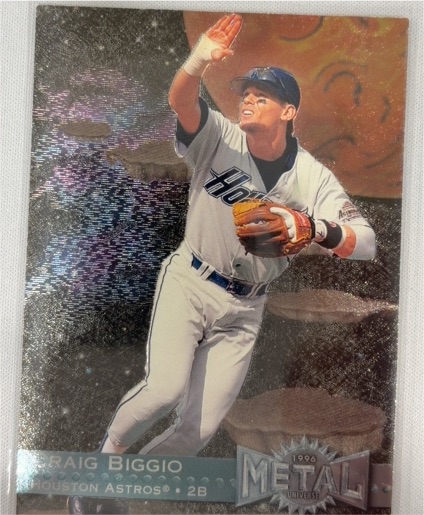 1996 Fleer Metal Universe #175 Craig Biggio — front