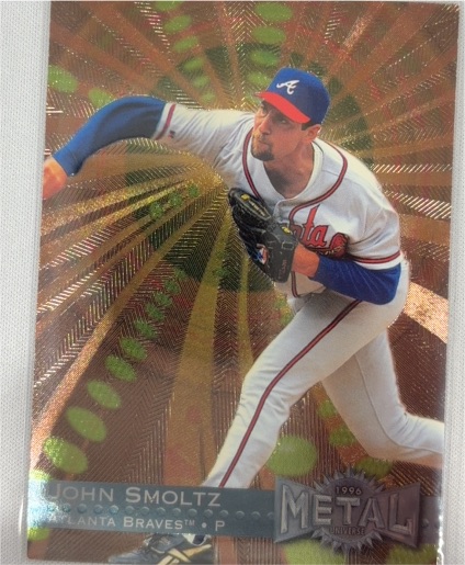 1996 Fleer Metal Universe #136 John Smoltz — front