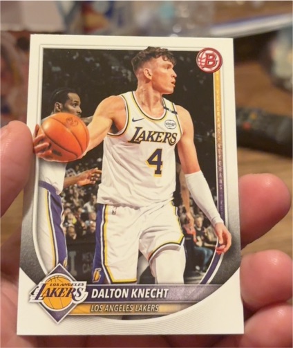 2025-26 Bowman #194 Dalton Knecht — front