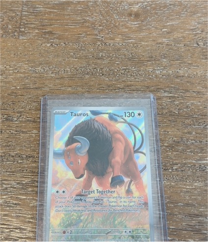 2026 Pokémon Chaos Rising #096/086 Tauros Illustration Rare Full Art — front