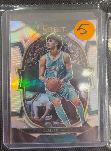 2020-21 Panini Select #63 LaMelo Ball Concourse Silver Prizm