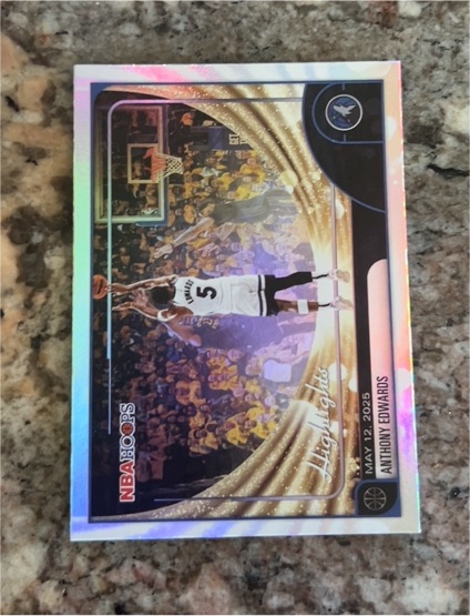 2025-26 Topps NBA Hoops #270 Anthony Edwards — front