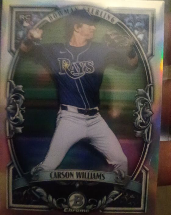 2026 Bowman Chrome Sterling #BST-15 Carson Williams — front