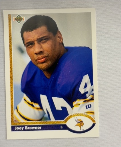 1991 Upper Deck #52 Joey Browner — front