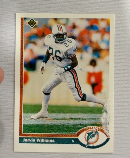 1991 Upper Deck #51 Jarvis Williams — front
