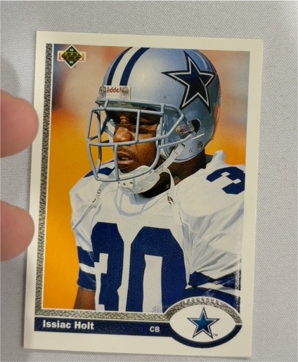 1991 Upper Deck #48 Issiac Holt — front