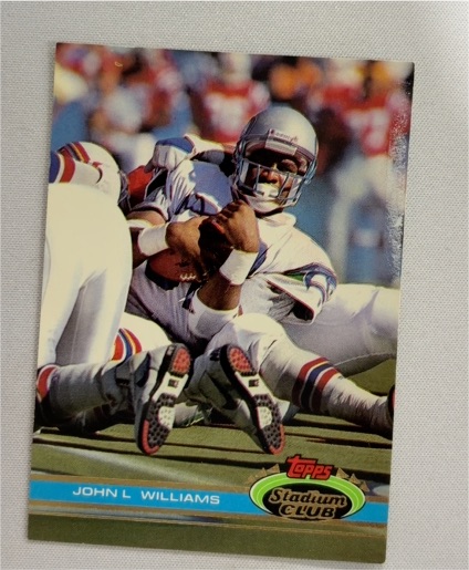 1991 Topps Stadium Club #329 John L. Williams — front