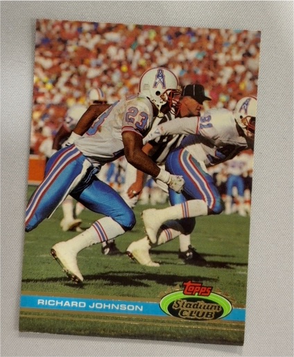 1991 Topps Stadium Club #413 Richard Johnson — front