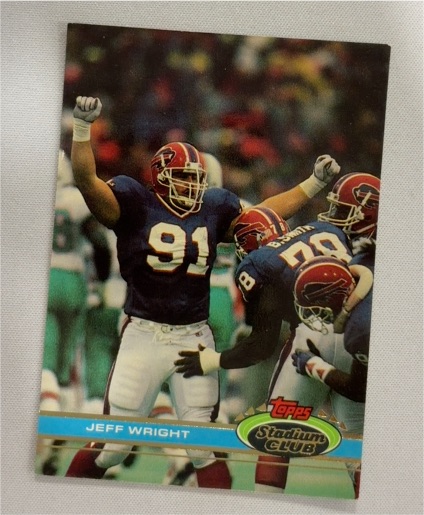 1991 Topps Stadium Club #360 Jeff Wright — front