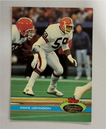 1991 Topps Stadium Club #399 Mike Johnson — front