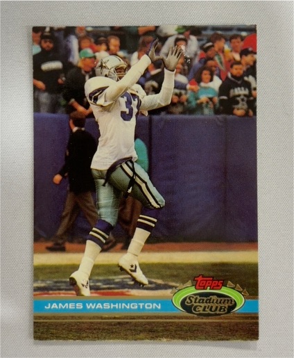 1991 Topps Stadium Club #87 James Washington — front