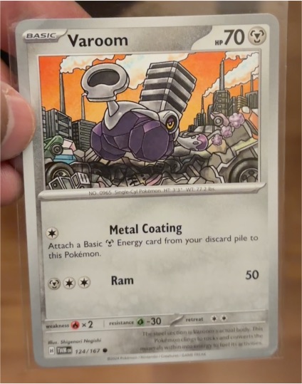 2024 Pokémon SV06 Twilight Masquerade #124 Varoom — front