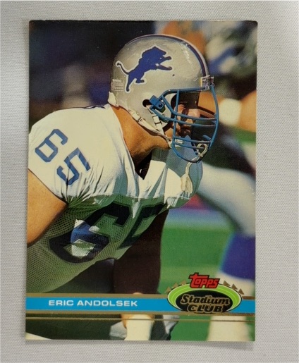 1991 Topps Stadium Club #243 Eric Andolsek — front