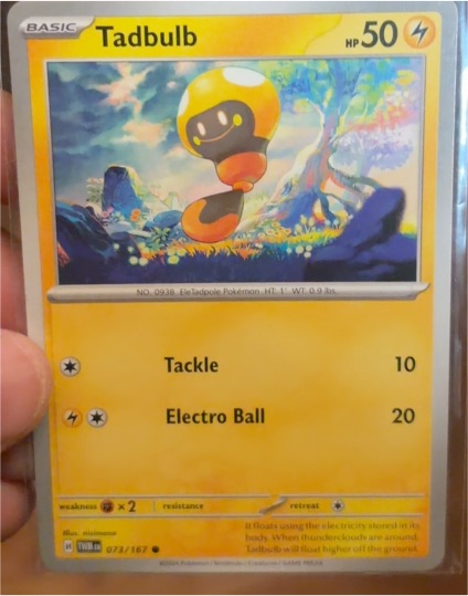 2024 Pokémon Twilight Masquerade #073 Tadbulb — front
