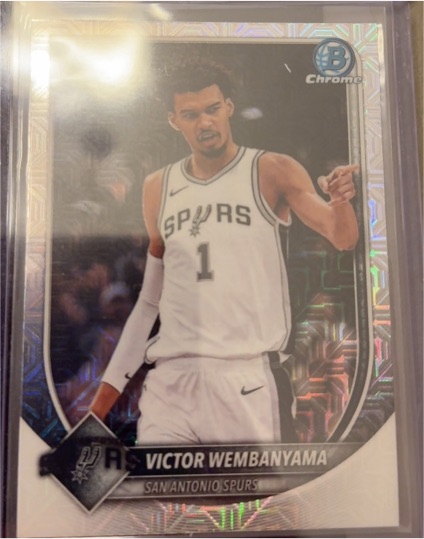 2025 Bowman Chrome #BCV-143 Victor Wembanyama — front