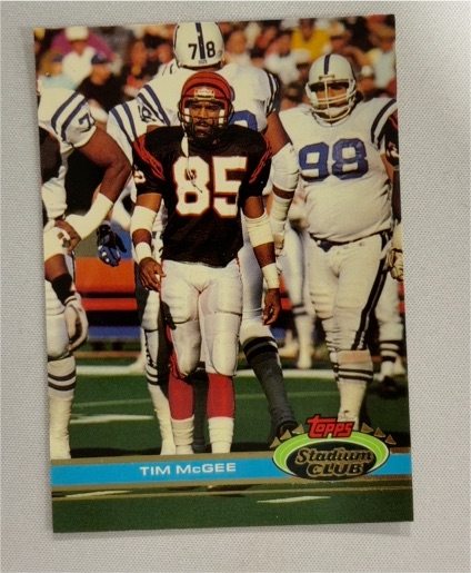 1991 Topps Stadium Club #22 Tim McGee — front