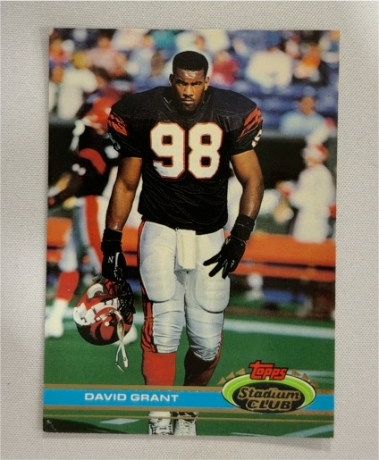 1991 Topps Stadium Club #69 David Grant — front