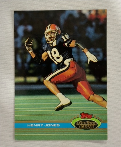 1991 Topps Stadium Club #216 Henry Jones — front