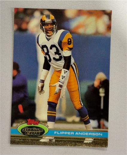 1991 Topps Stadium Club #308 Flipper Anderson — front