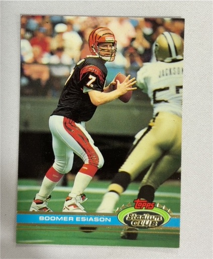 1991 Topps Stadium Club #91 Boomer Esiason — front