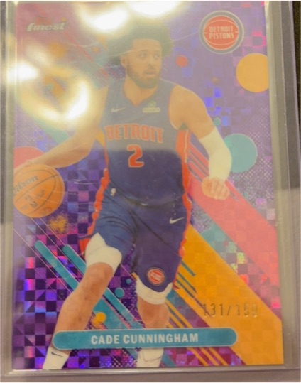 2025-26 Topps Finest #37 Cade Cunningham — front