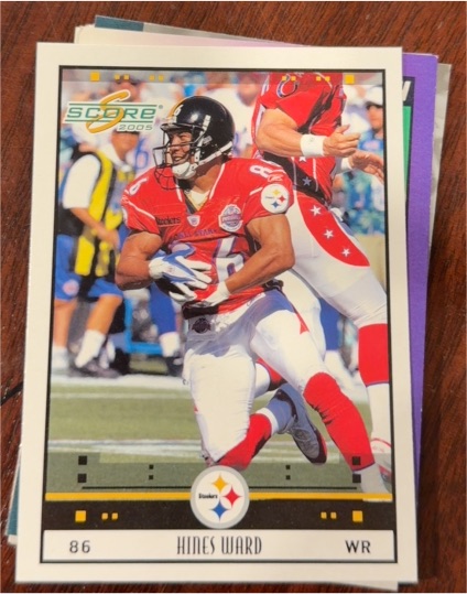 2005 Score #320 Hines Ward — front