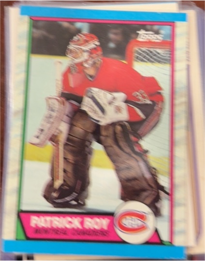 1989 Topps #17 Patrick Roy — front