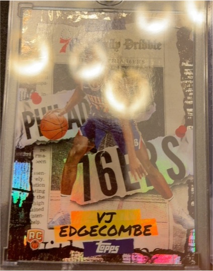 2025 Topps The Daily Dribble #DD-33 VJ Edgecombe — front