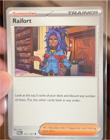 2024 Pokémon SV06: Twilight Masquerade #161 Raifort — front