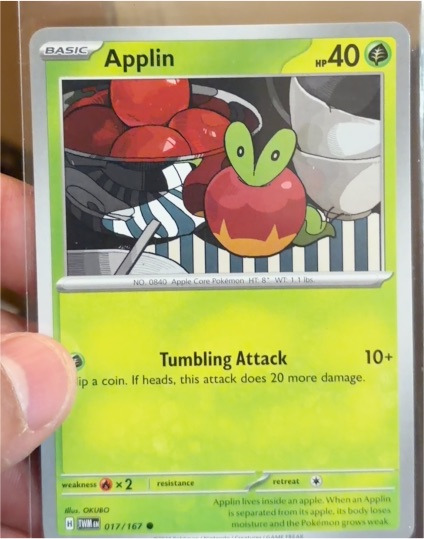 2024 Pokemon SV06: Twilight Masquerade #017 Applin — front