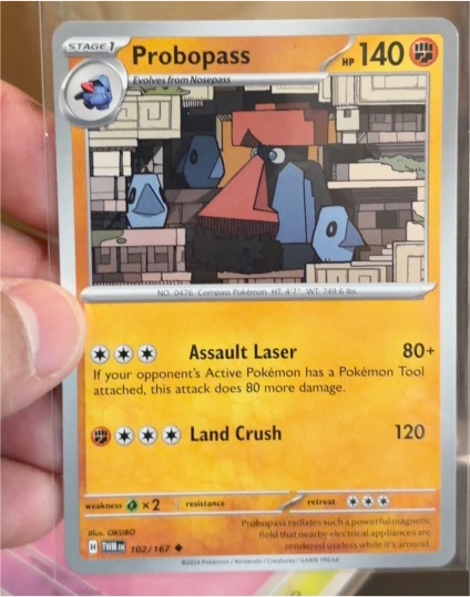 2024 Pokémon Twilight Masquerade #102 Probopass — front