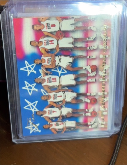 1994 Fleer USA Basketball #119 Team USA — front