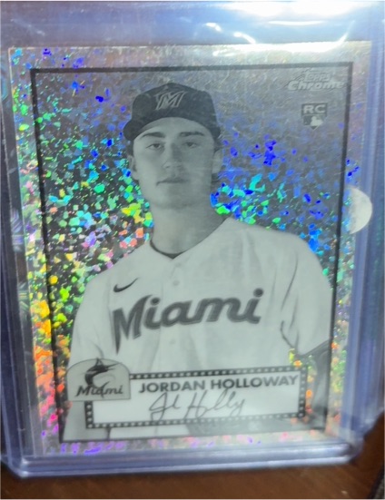 2021 Topps Chrome Platinum Anniversary #110 Jordan Holloway — front