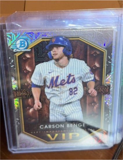 2025 Bowman Chrome #VIP-17 Carson Benge — front