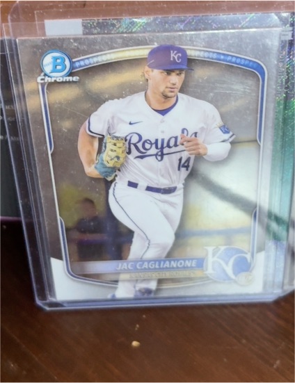 2025 Bowman Chrome Prospects #BCP-103 Jac Caglianone — front