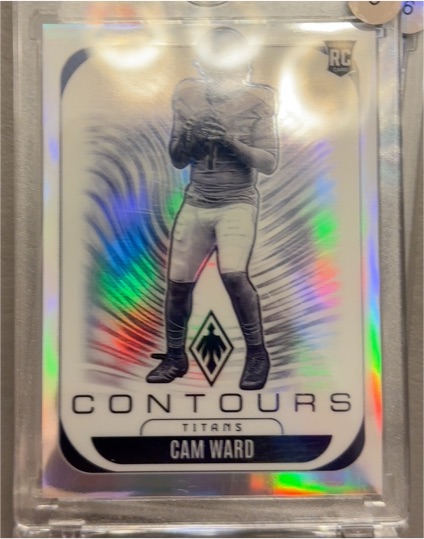 2025 Panini Phoenix #31 Cam Ward Contours Rookie — front