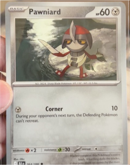 2022 Pokémon SV: Black Bolt #064 Pawniard — front