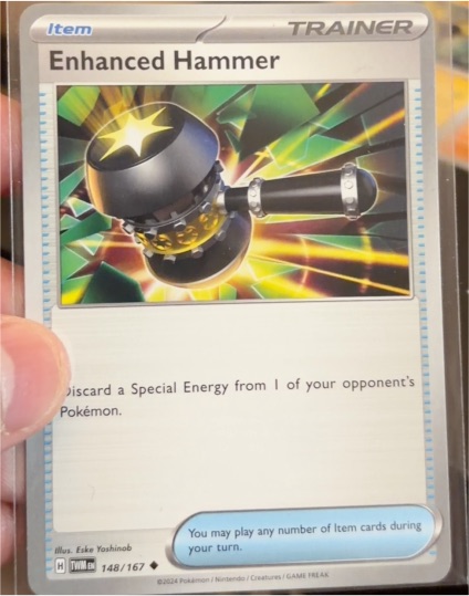 2024 Pokemon Twilight Masquerade #148 Enhanced Hammer — front