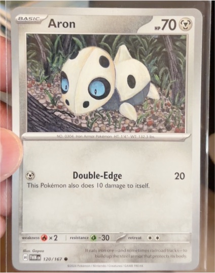 2024 Pokémon SV06 Twilight Masquerade #120 Aron — front