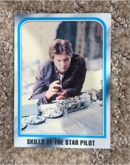 1980 Topps Star Wars Empire Strikes Back Series 2 #169 Skills of the Star Pilot — front