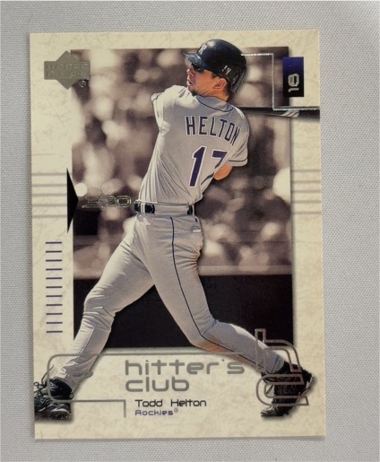 2000 Upper Deck Hitter's Club #42 Todd Helton — front