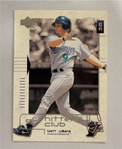 2000 Upper Deck Hitter's Club #17 Matt Williams — front