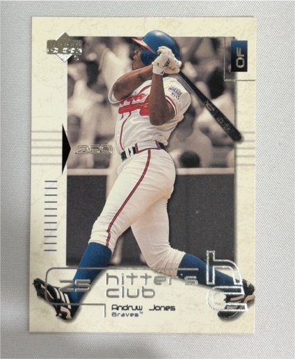 2000 Upper Deck Hitter's Club #9 Andruw Jones — front