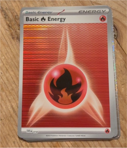 2023 Pokemon Scarlet & Violet Energies #018 Basic Fire Energy — front