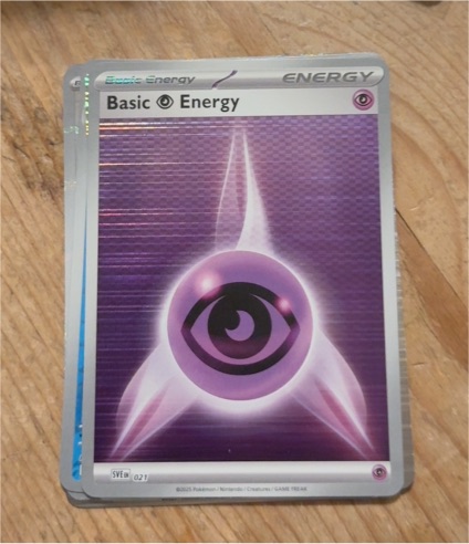 2025 Pokémon SVE #021 Basic Psychic Energy — front