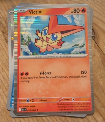 2025 Pokémon SV Black Bolt #012 Victini — front