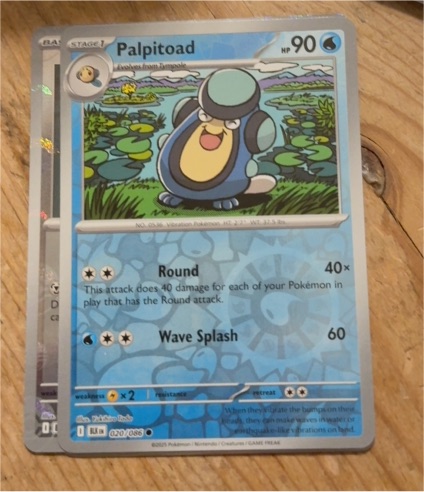 2025 Pokémon Scarlet & Violet #020 Palpitoad — front
