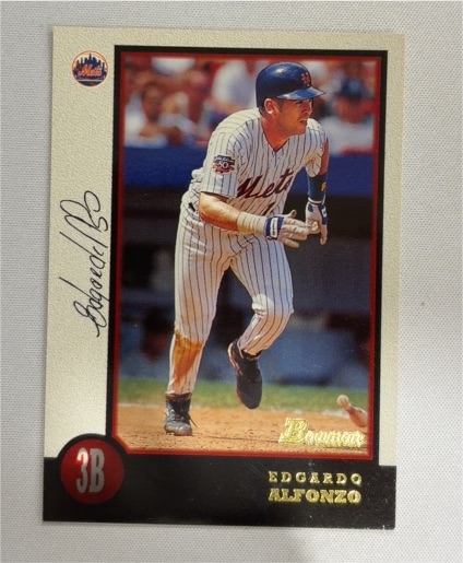 1998 Bowman #34 Edgardo Alfonzo — front