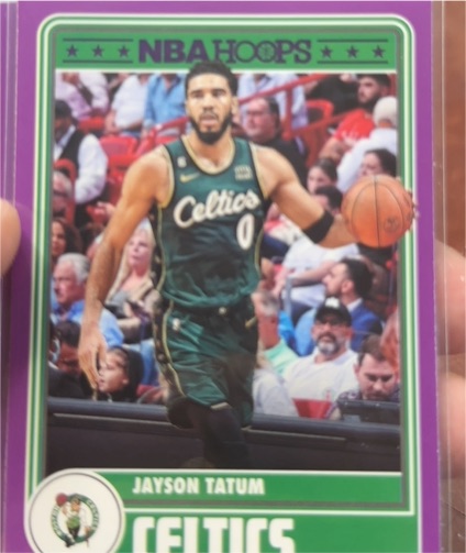 2023-24 Panini NBA Hoops #287 Jayson Tatum — front